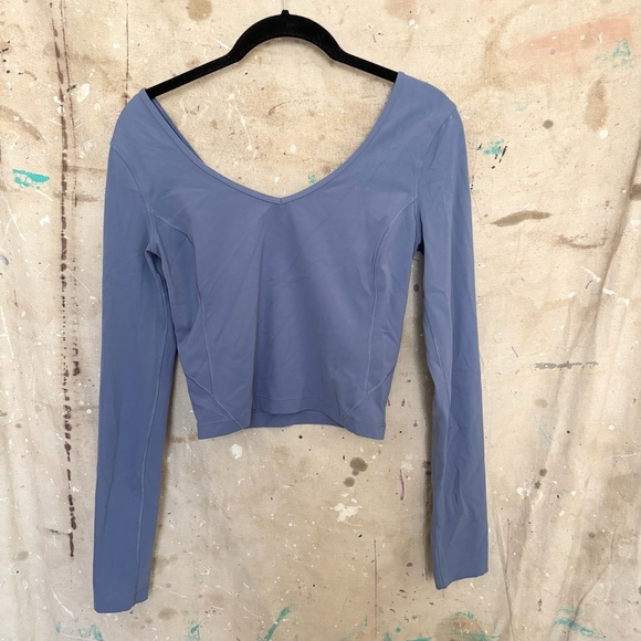 Lululemon Align Long Sleeve Shirt, Water Drop - Picture 2 of 3